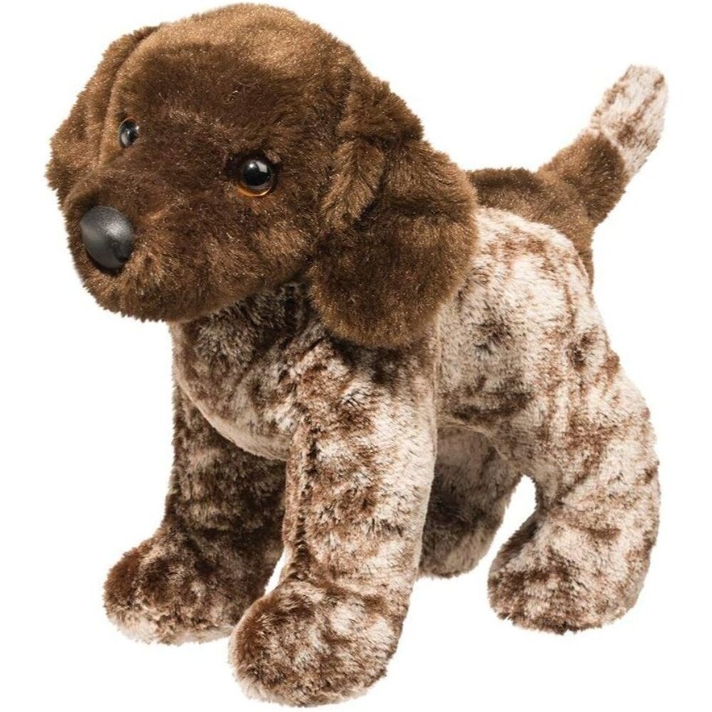 Kids Toy Brown Ivan German Pointer Dog Soft Plush Stuffed Animal 10" Inches